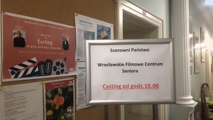 Wroclawskie Filmowe Centrum Seniora I edycja Casting 2020